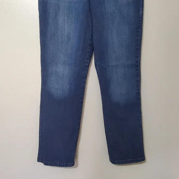 Lee Women's Straight Leg Womens Jeans Mid Rise Dark Wash Size 10 - Picture 3 of 8